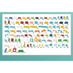 ساختنی اسباب بازی 255 قطعه شهربازی مدل FEEL FL1641 - Image 4