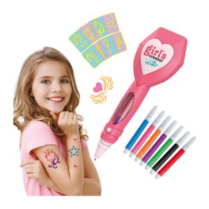ست تتو موقت دخترانه با دستگاه کد MBK382