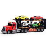 اسباب بازی کامیون یدک کش موزیکال مدل Transporter