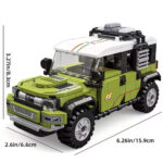 لگو ماشین آفرود مدل لندلوور دفندر Racing کد 1089، تعداد 330 قطعه