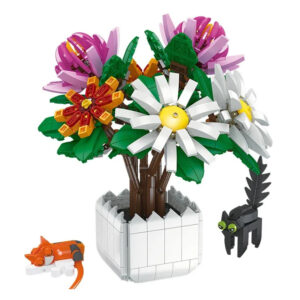 لگو گلدان گل داوودی Chrysanthemum کد JJ9036