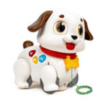 سگ موزیکال برند هولا مدل Puppy کد HE9977، باتری خور و راه رو و موزیکال و چراغدار