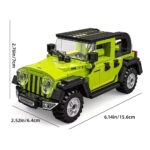 لگو ساختنی طرح ماشین جیپ آفرود مدل Racing کد T1088